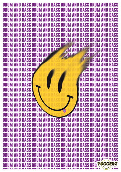 Drum and Bass poster wall art dnb