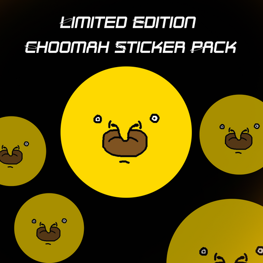 Large Choomah Style Sticker Pack (12 Stickers)